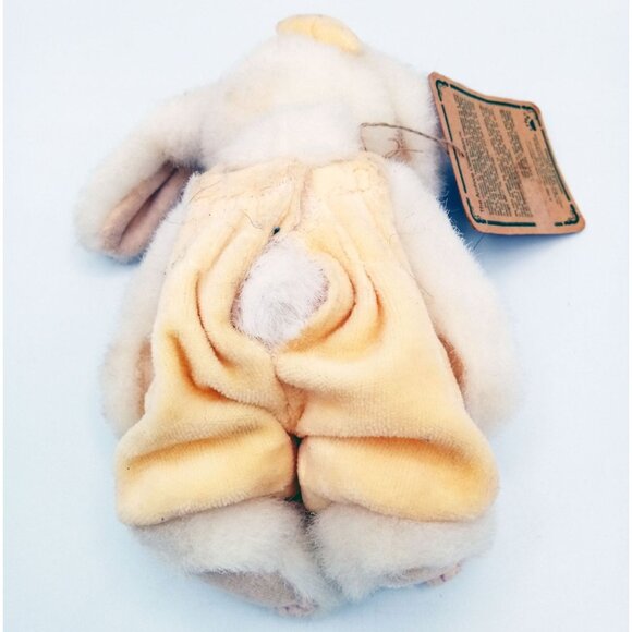 Boyds Bears Libby Lapinette White Bunny Plush Hat Jumper 6 Inch Animal Spring - Picture 11 of 15